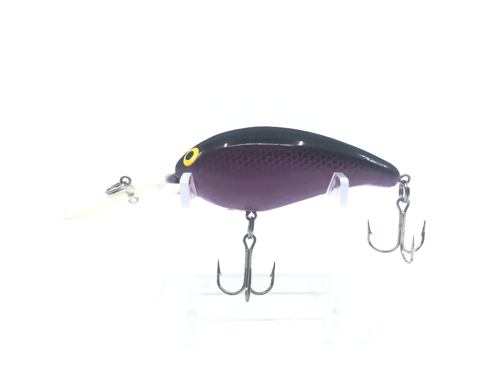 Norman Purple and Black Crankbait