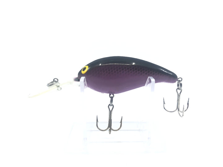Norman Purple and Black Crankbait