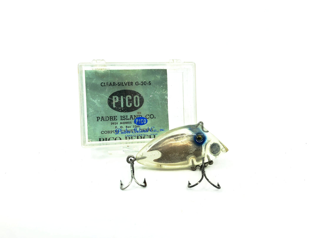 PICO Perch New with Box and Paperwork, Clear/Silver Color