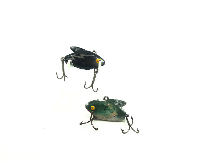 Imitation Heddon Sonic Combo, Black/Frog Color