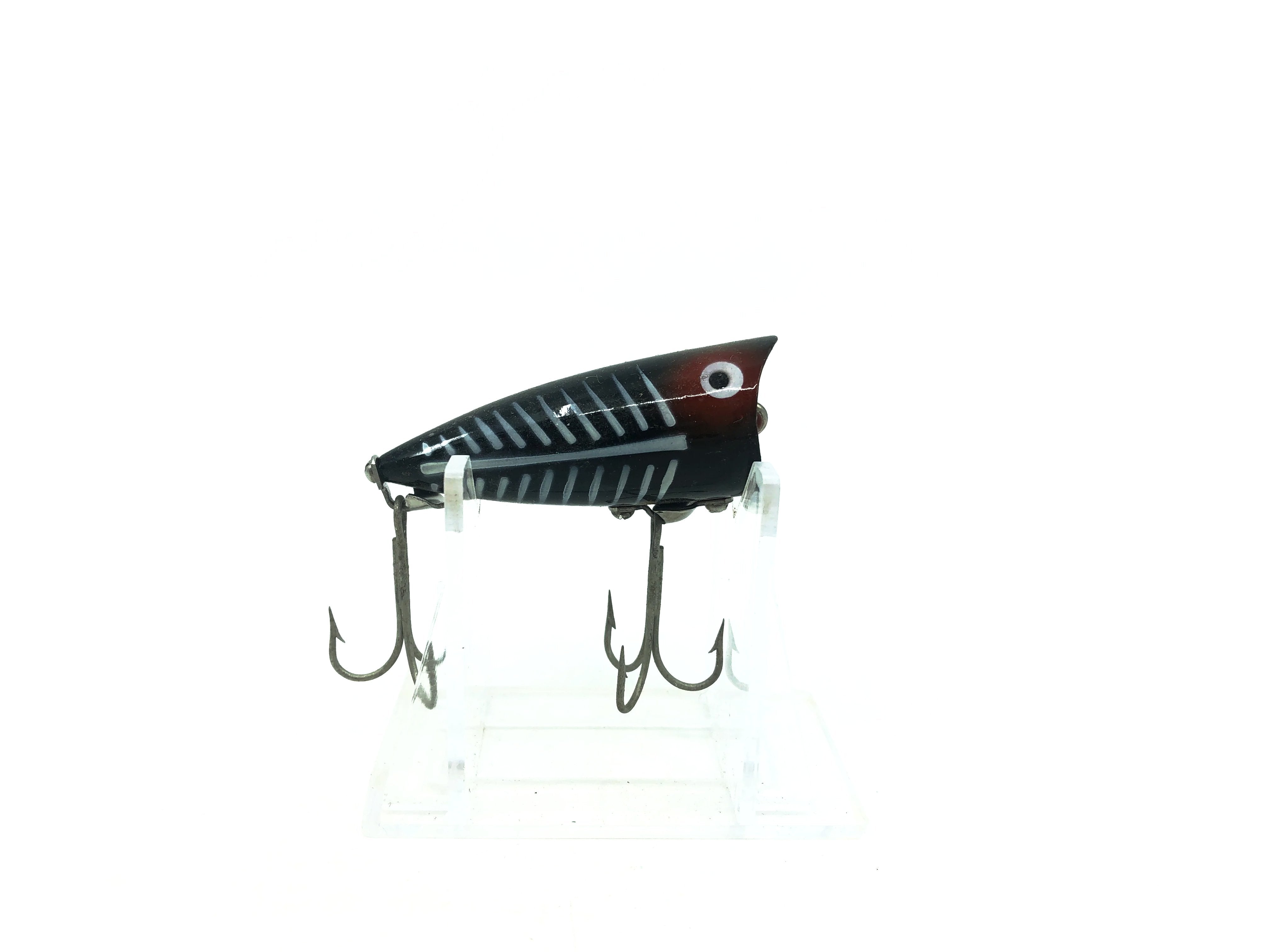 Heddon Baby Chugger Spook 9520 XBW Black Shore Minnow Color – My