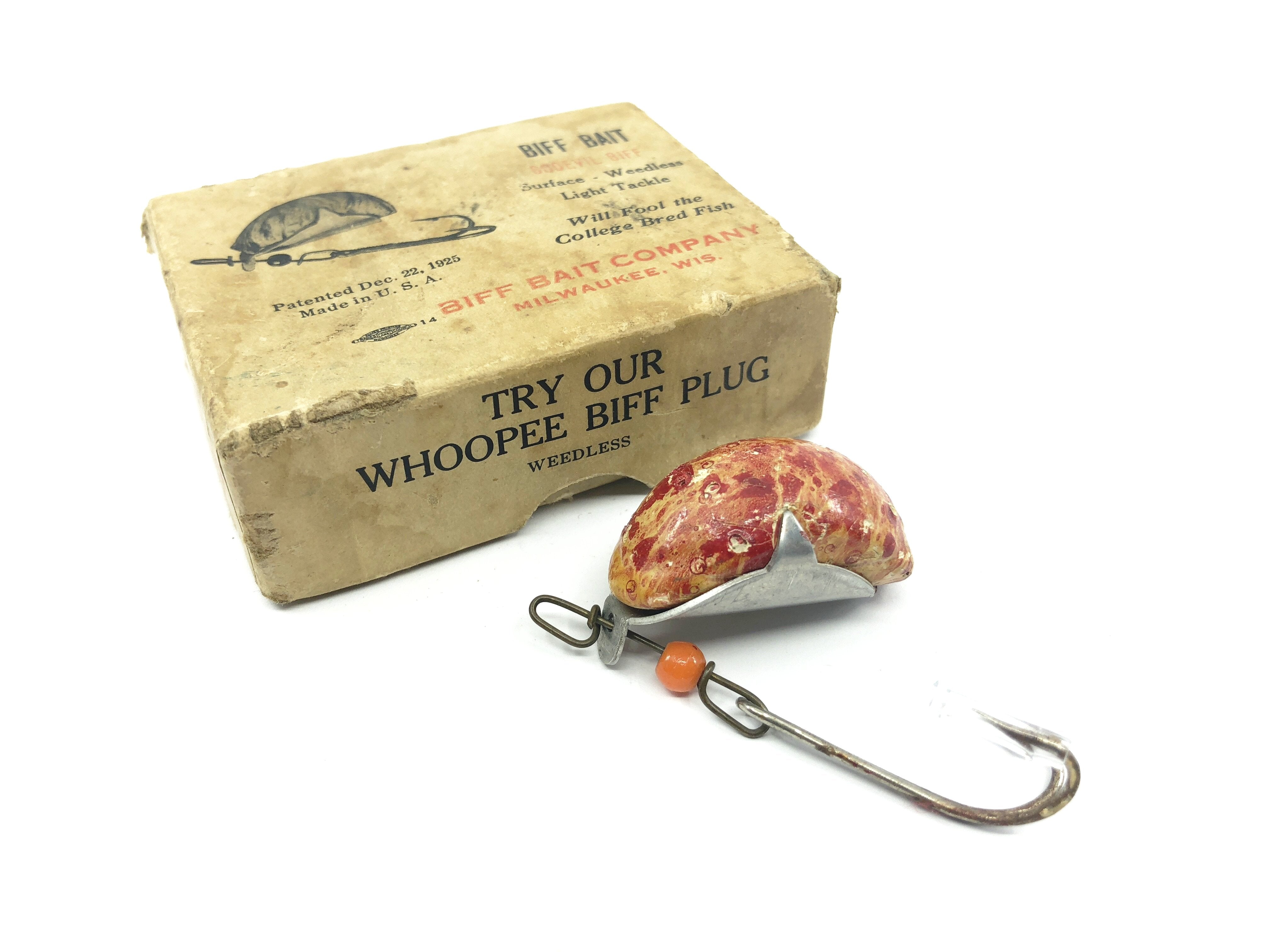 biff like fishing lure Biff Bait Biff Godevil Biff with Box and Paperwork