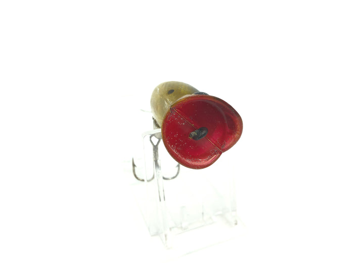 Arbogast Hula Popper Shad Pre-1960 Reflector Finish Clear Belly Color