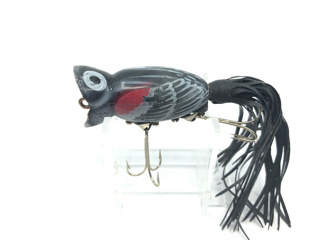 Arbogast Hula Popper Red Wing Blackbird Color
