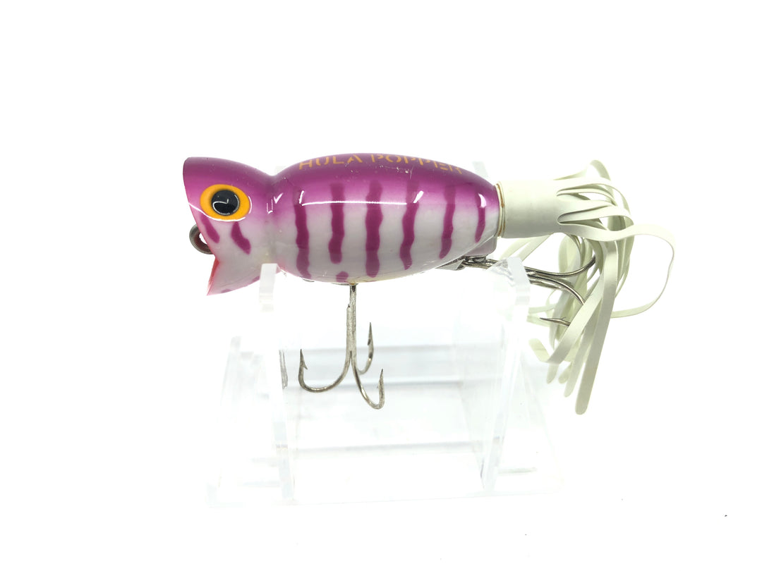 Arbogast Hula Popper Purple Tiger Color
