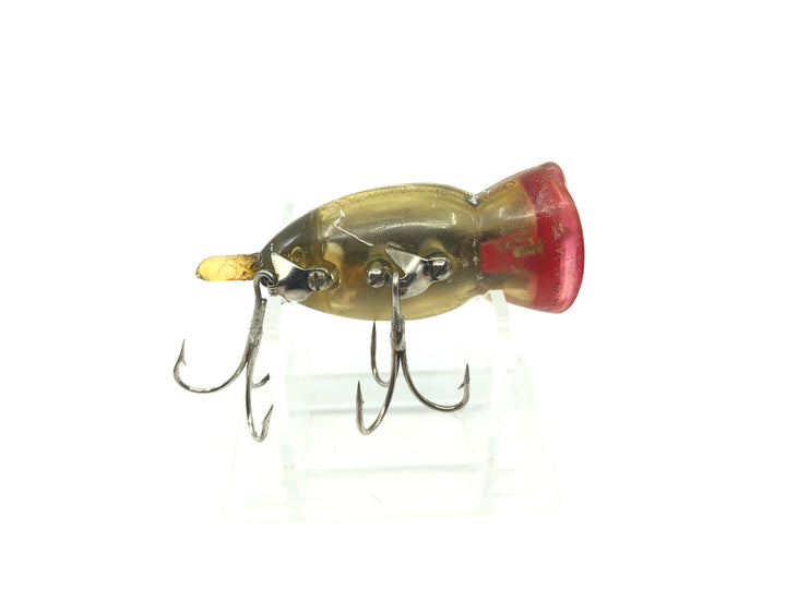 Arbogast Hula Popper Shad Pre-1960 Reflector Finish Clear Belly Color