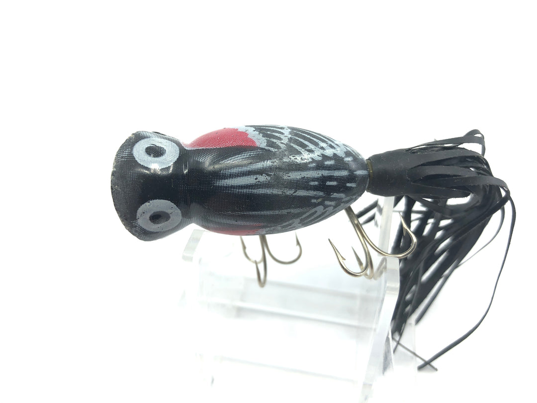 Arbogast Hula Popper Red Wing Blackbird Color