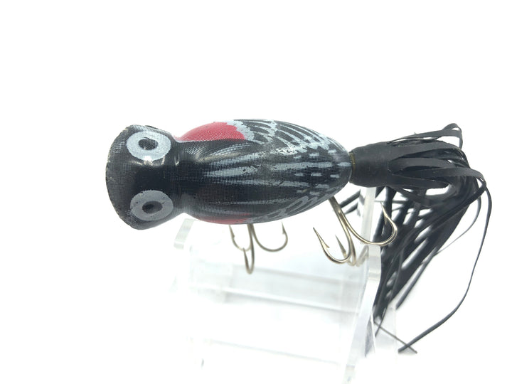 Arbogast Hula Popper Red Wing Blackbird Color