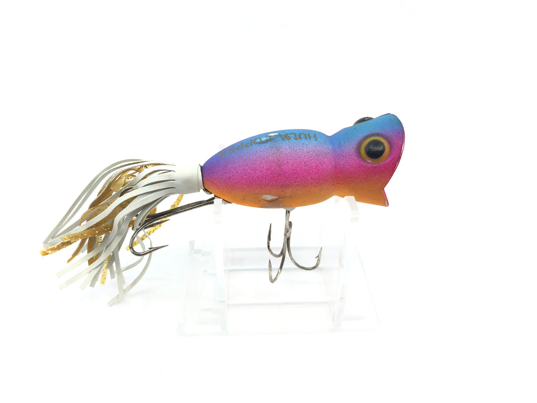 Arbogast Hula Popper Sunset Fire Plug Color