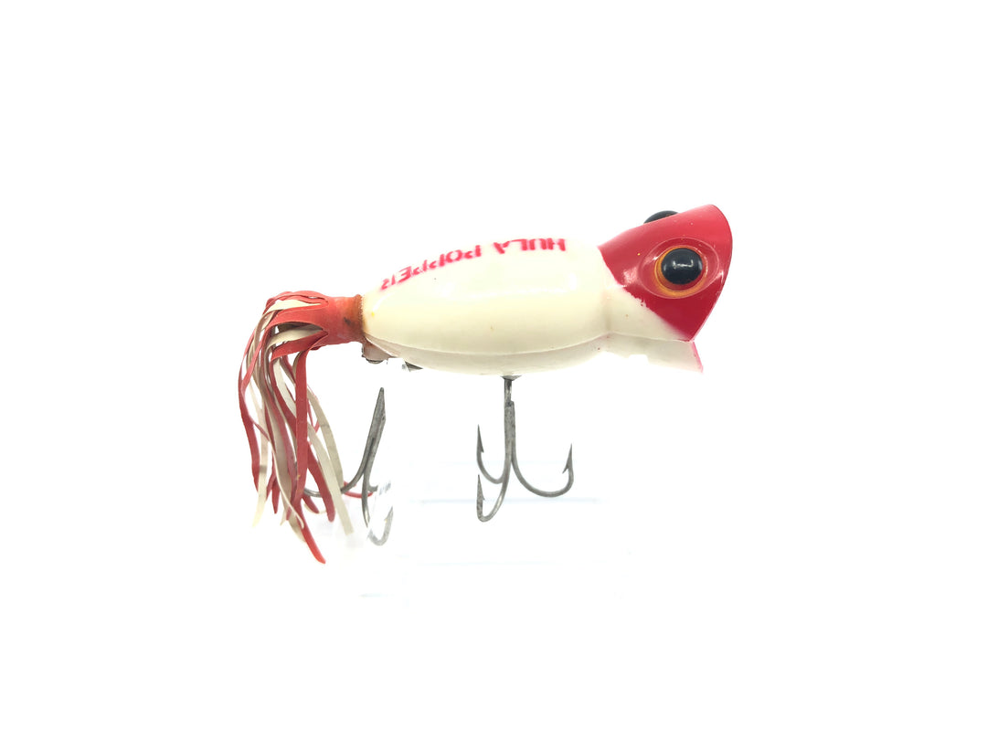 Arbogast Hula Popper Red and White Color
