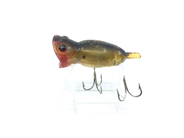 Arbogast Hula Popper Shad Pre-1960 Reflector Finish Clear Belly Color