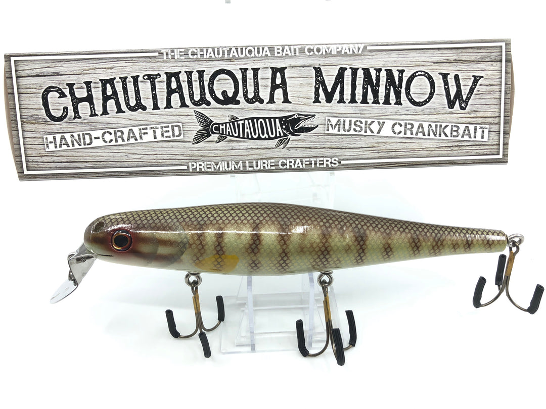 Chautauqua 8" Minnow Musky Lure Special Order Color "HD Smallmouth"