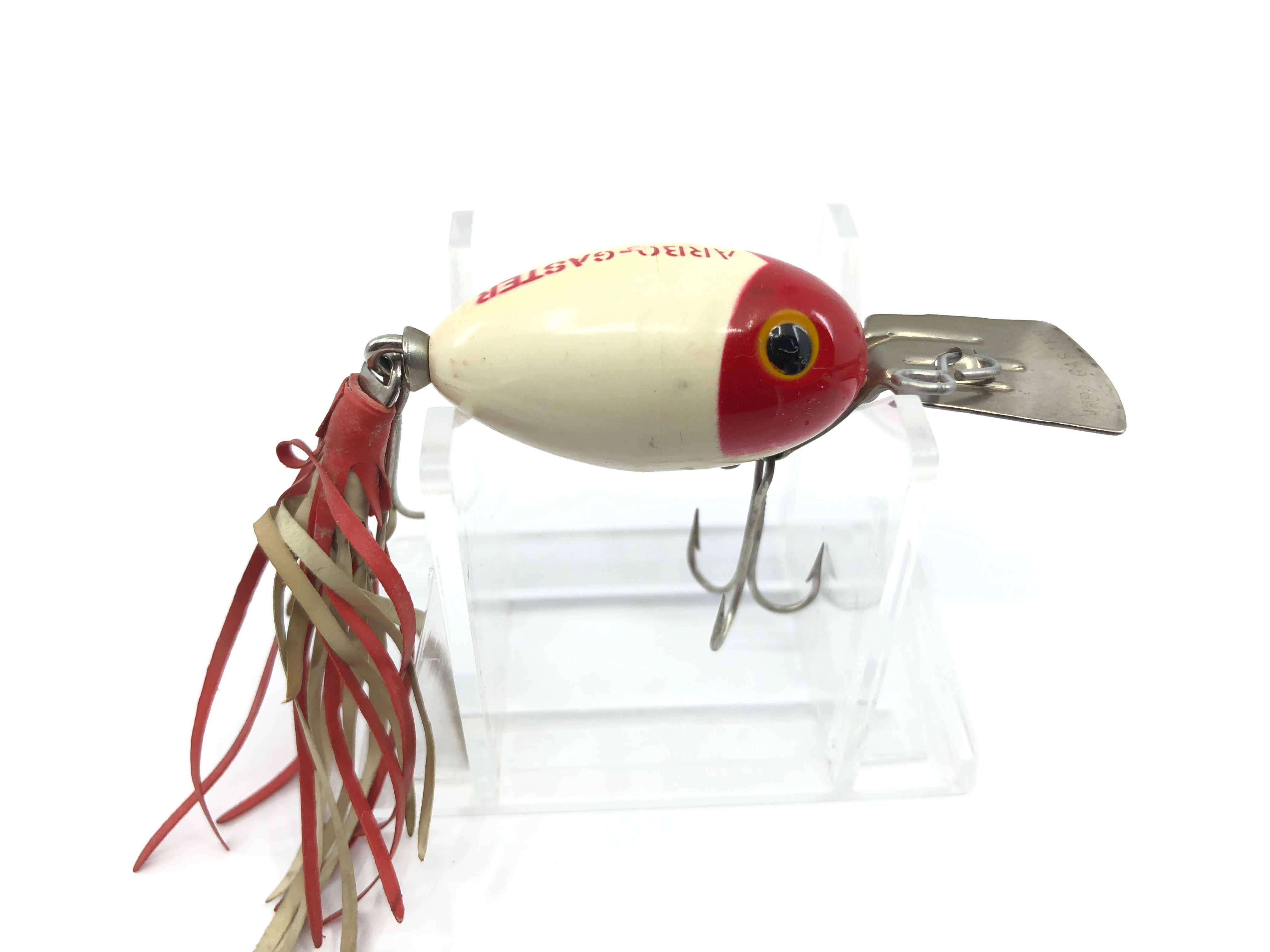 arbo-gaster fishing lure Arbogast Arbo-Gaster Red and White Color