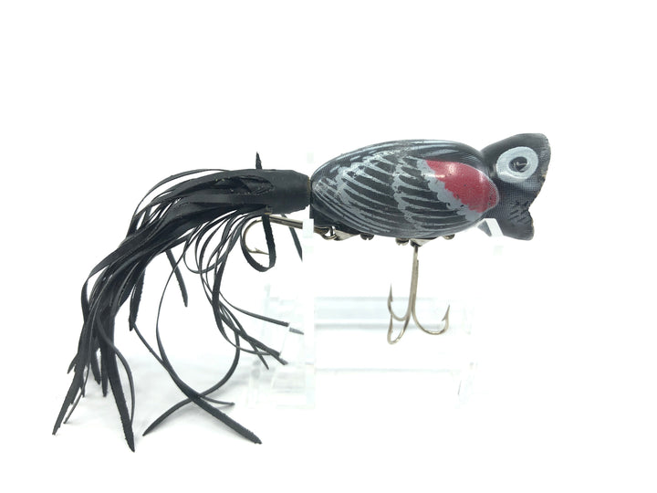 Arbogast Hula Popper Red Wing Blackbird Color