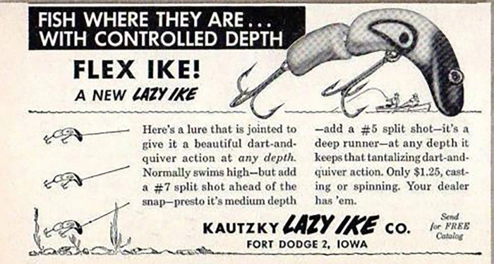 A 1957 ad for the new Flex Ike.