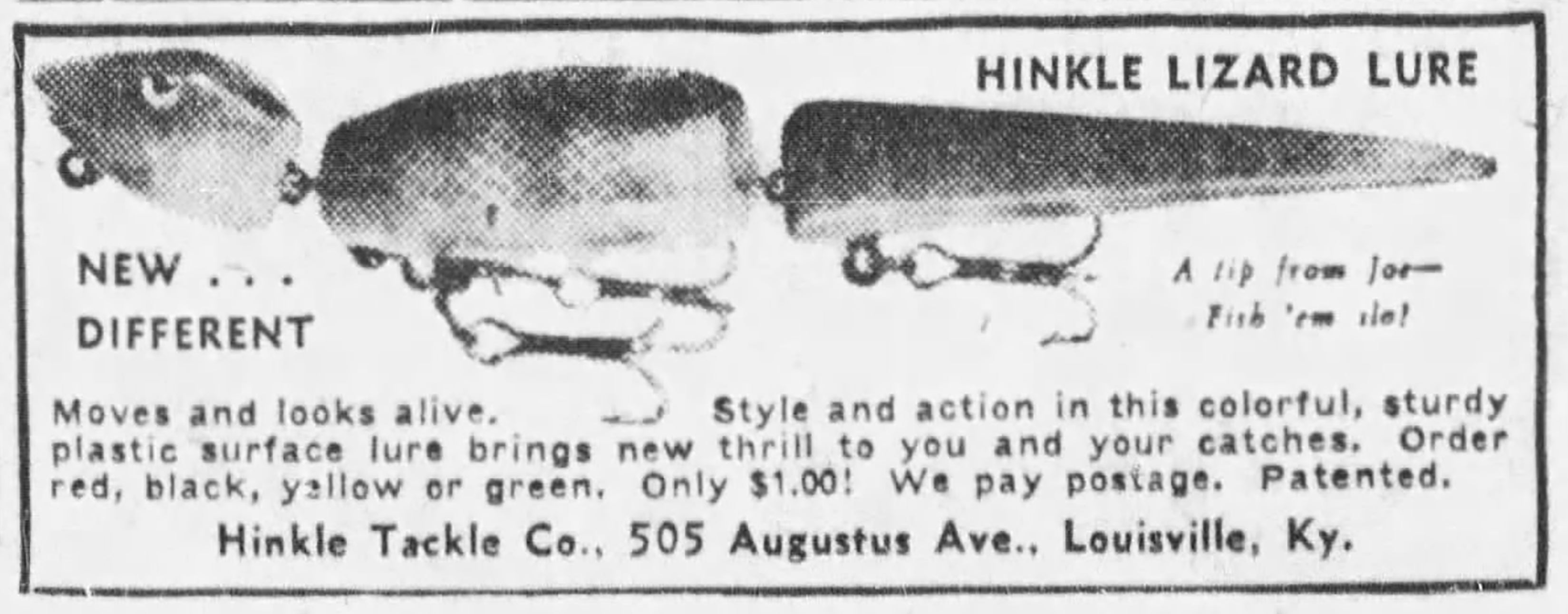 Joe Hinkle and His Traveling Lizard – My Bait Shop, LLC