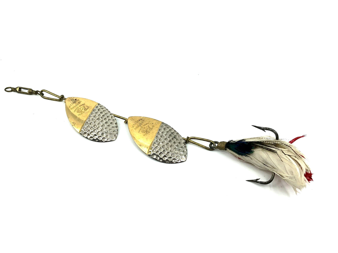 W.T.J Lowe #8 Vintage Tandem Spinner Fishing Lure Buffalo NY