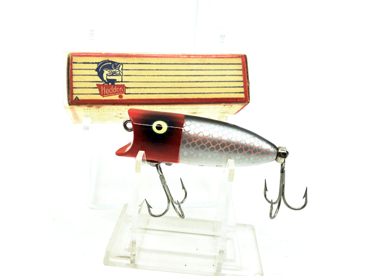 Heddon Baby Lucky 13 2400, PRH Shiner/Red Head Color with Box