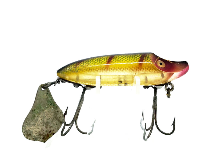 Heddon Flap-Tail Jr. L Perch Color - 2nd!  -Rare Heddon 2nd!