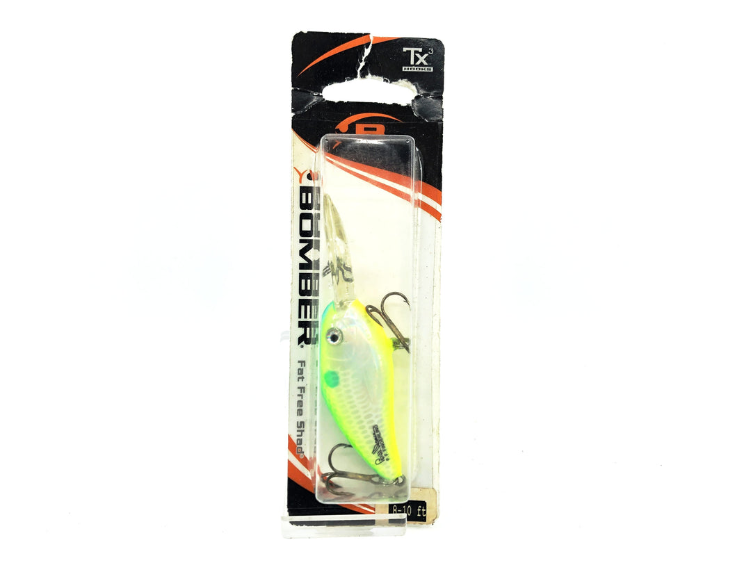 Bomber Fat Free Fingerling Shad, Dance's Citrus Shad Color on Card