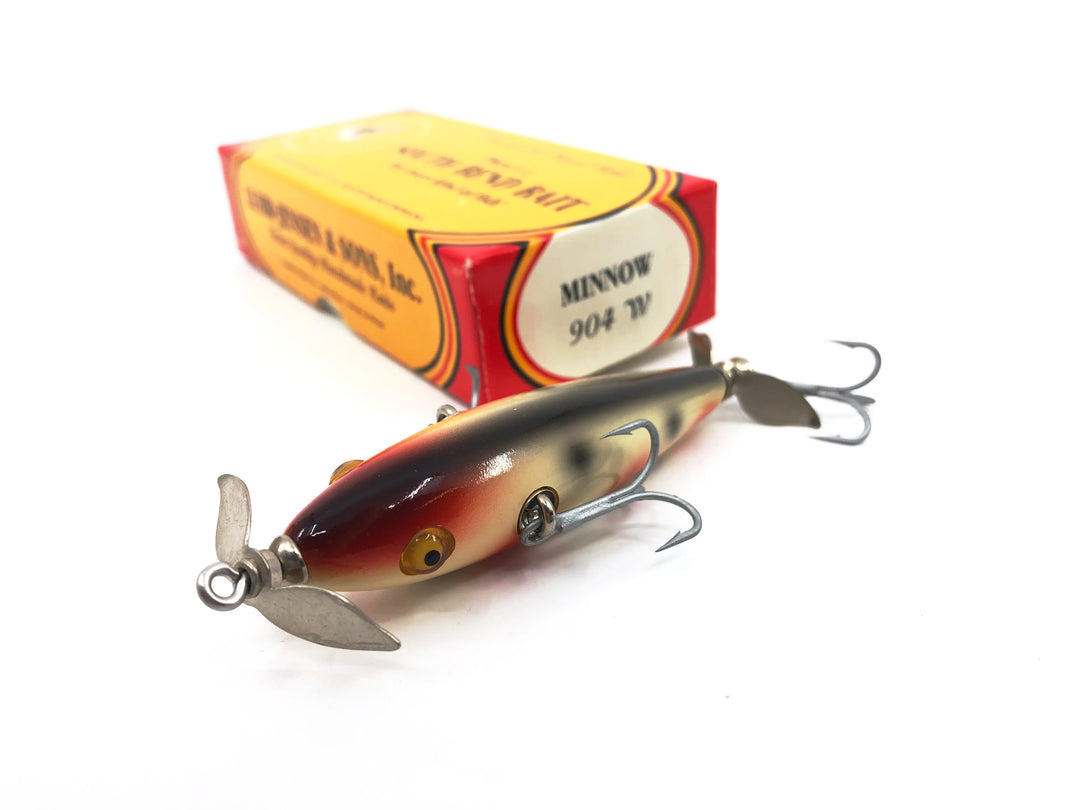 Luhr-Jensen South Bend Wooden Minnow NFLCC 2004 Strawberry Color with Box