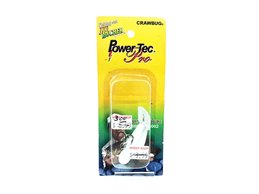 Joe Bucher Power Tech Crawbug, Chartreuse/White Color