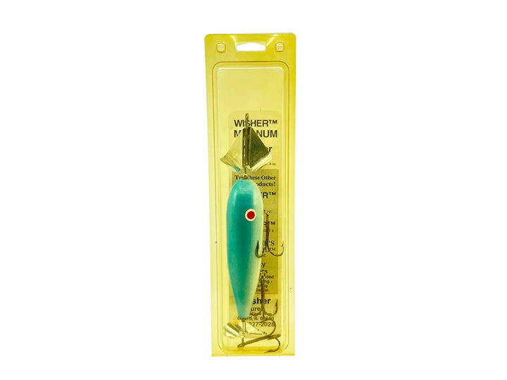 Wisher Lures Wisher Magnum, Blue/White Belly Color on Card