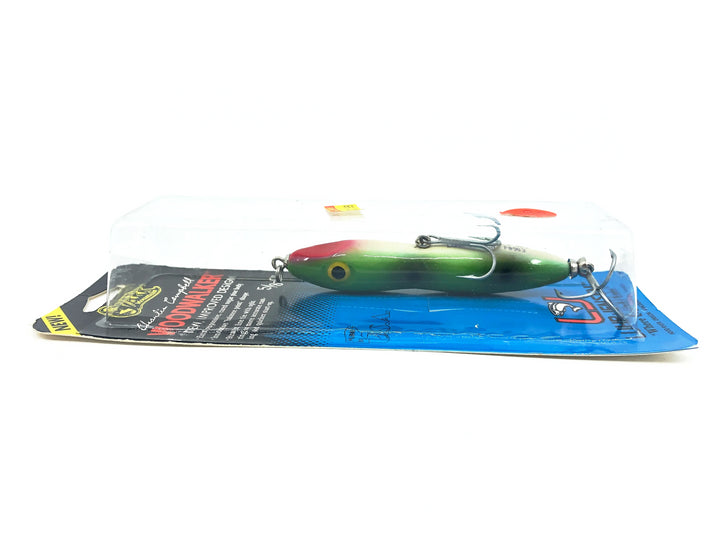 Luhr-Jensen Ozark Woodwalker, Frog Color on Card