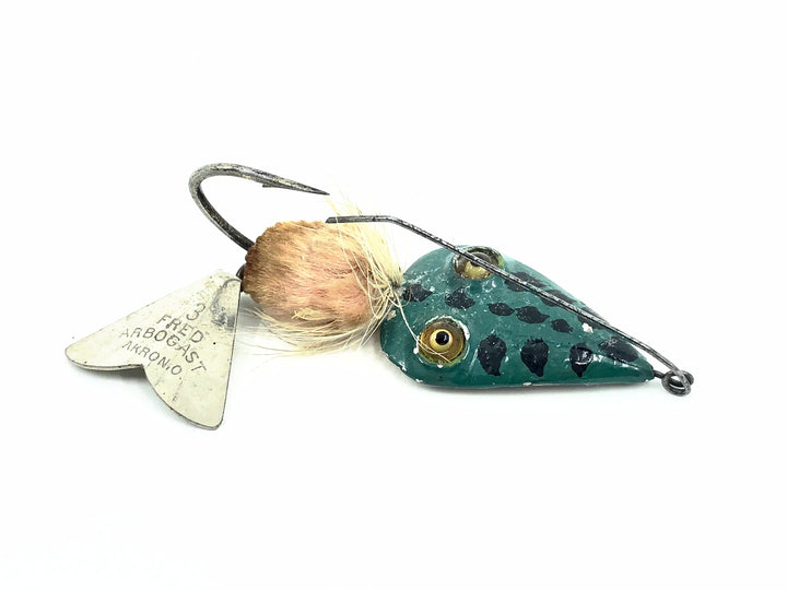 Arbogast Weedless Kicker, Frog