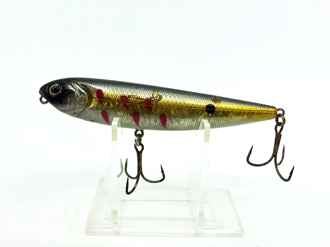 Bass Pro XPS Slim Dog Topwater Bait, Injured Minnow Color