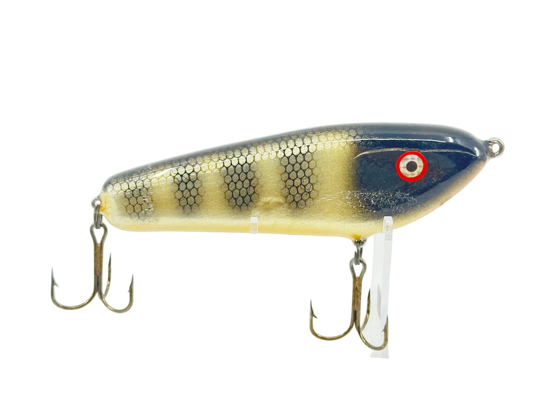 Cobb's Countdown Musky Glide Bait, Perch/White Belly Color