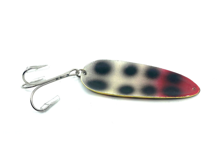 Musky Dan (XXX Lures) Glass Eye Spoon, Perch Scale Color w/COA