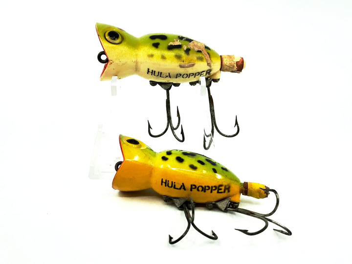 Arbogast Hula Popper Combo, Early Bug Eyed Model