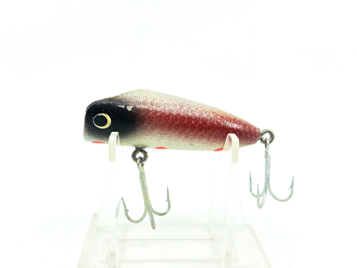 Eppinger Dardevle Osprey Bass Plug, Silver/Red Scale Color