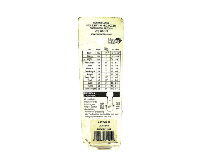Bill Norman Little N GLN-141, Gel Coat White Green Fleck Color on Card