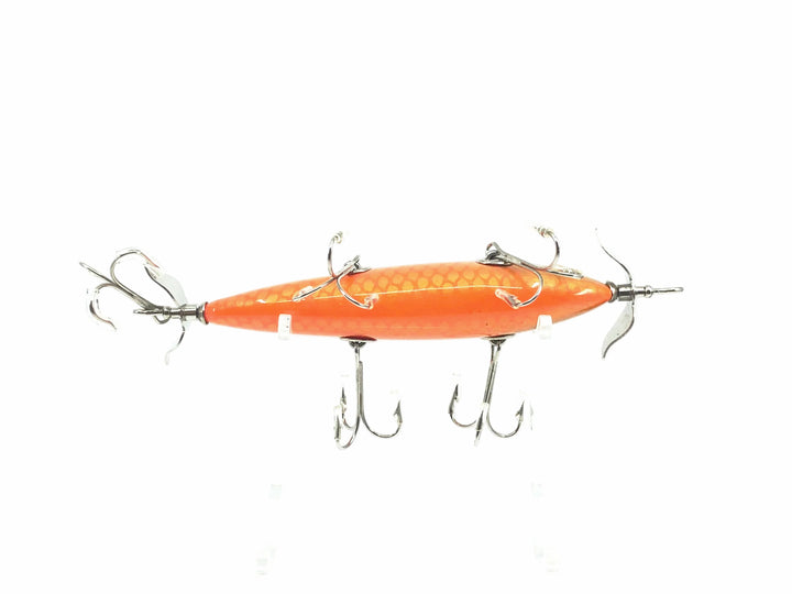 Musky Dan (XXX Lures) 5 Hook Minnow, Goldfish Color