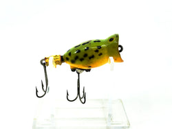 Arbogast Hula Popper, Frog/Yellow Belly Color
