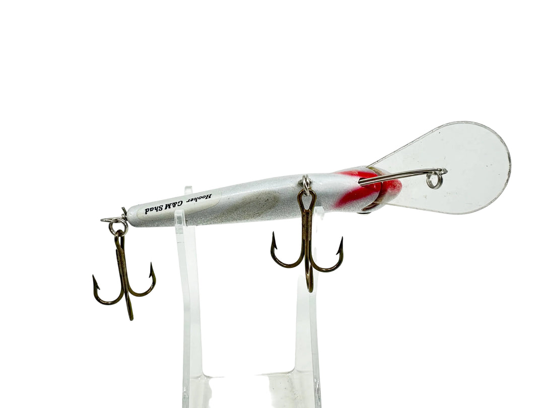 Hooker Tackle Co. G & M Shad, Silver/Black Color