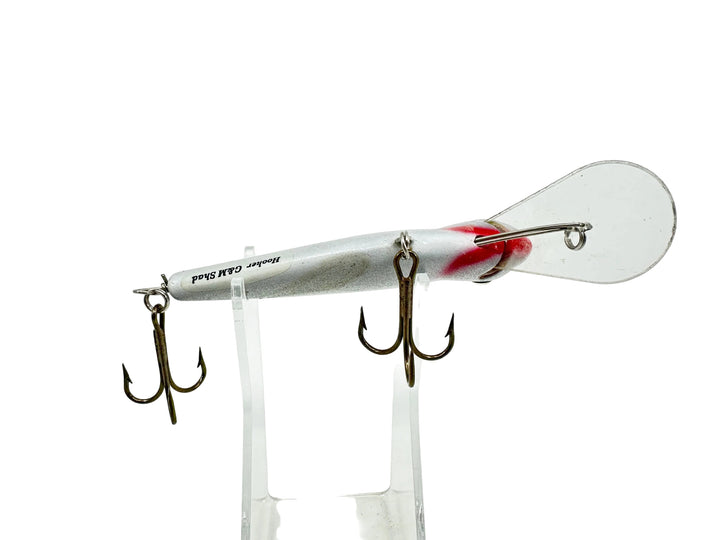 Hooker Tackle Co. G & M Shad, Silver/Black Color