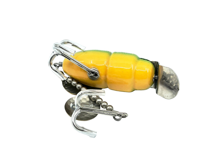 Musky Dan (XXX Lures) Husky Beetle, Frog Crackle Back Color