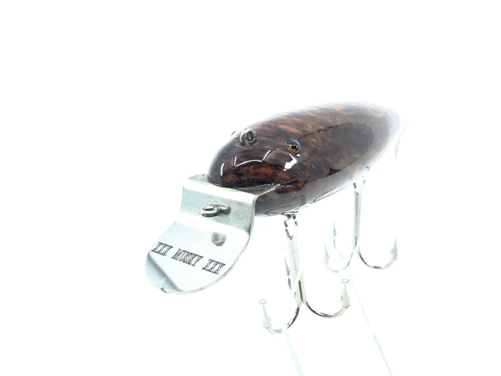 Musky Dan (XXX Lures) Wiggler, Honduran Rosewood Burl w/Box & COA