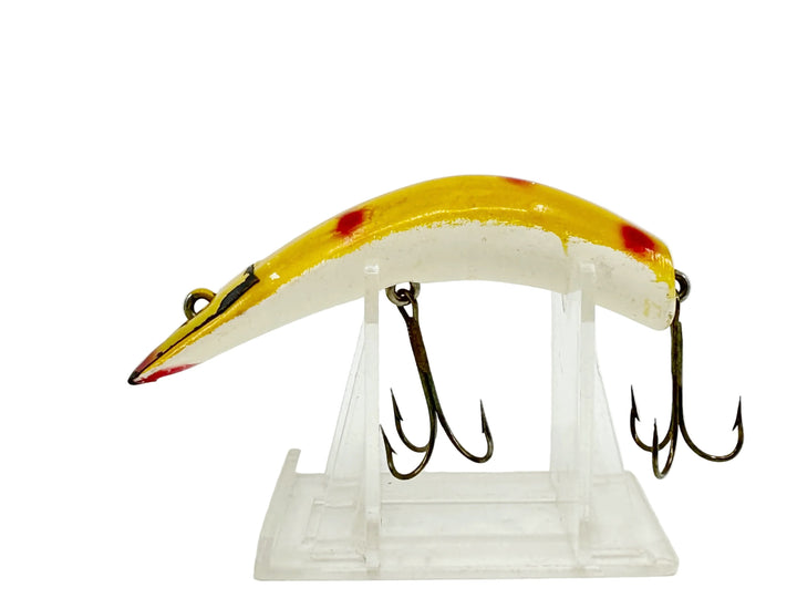 Kautzky Wooden Lazy Ike 4, YS Yellow Spots Color
