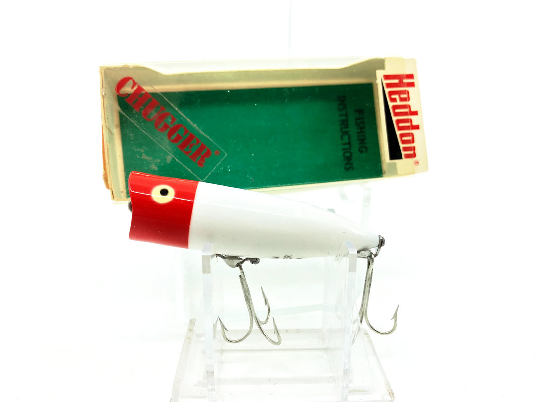 Heddon Chugger Spook 9540-RH, Red Head/White Color, with Box