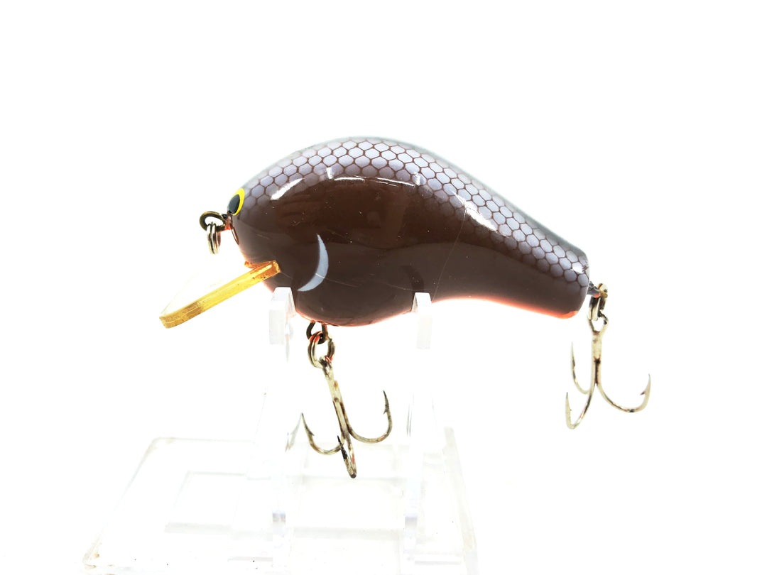 Bagley Balsa BB2, 0BR Black on Brown Color Vintage Bait