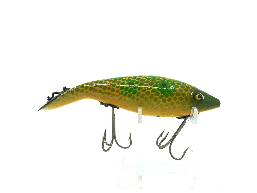 Heddon #5000 Tad-Polly, Repainted Frog Spot Color