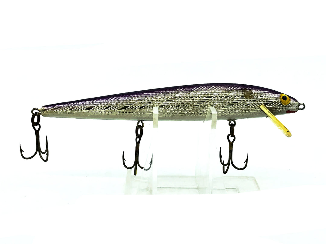 Rebel Floating Minnow F20, #05 Silver/Purple Back Color