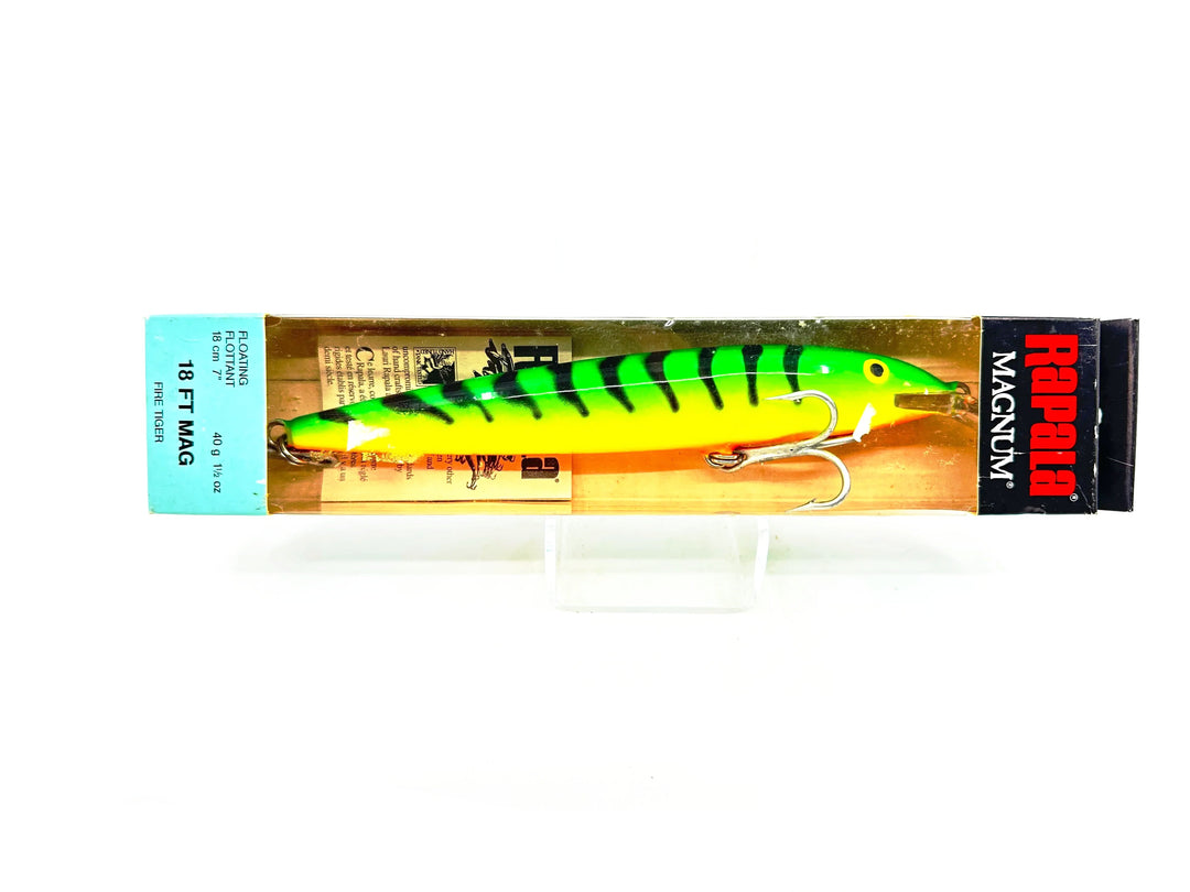 Rapala Floating Magnum FMAG-18, FT Firetiger Color w/Box