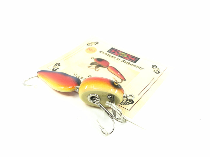 Musky Dan (XXX Lures) Tadpole, Rainbow w/COA