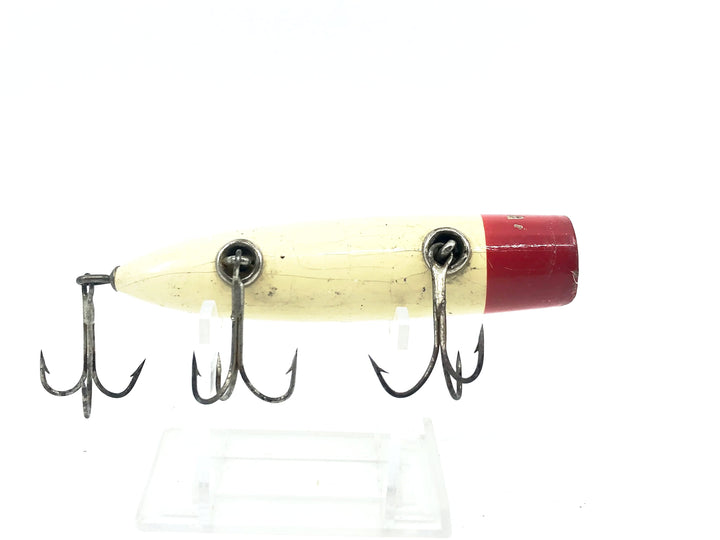 South Bend Bass-Oreno #973, Red Head/White Body Color-Early