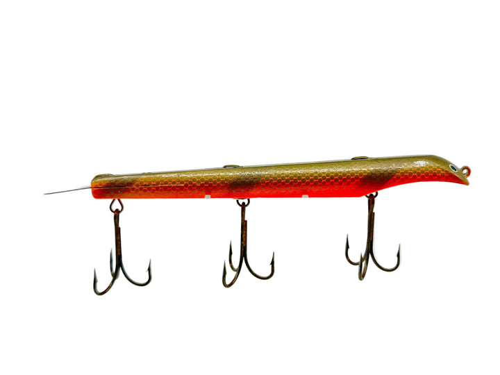 9" Suick Weighted-Thriller, Blaze Orange Belly/Gold Black & Sides Color